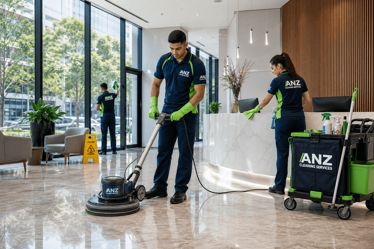 Commercial cleaning services Sydney — ANZ Cleaning Services professional team