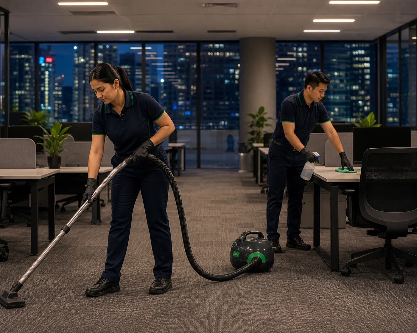 Open-plan office cleaning Sydney after hours — ANZ